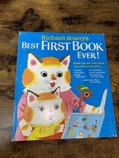 Vintage 1979 Richard Scarry  s Best First Book Ever BIG Hardcover Book