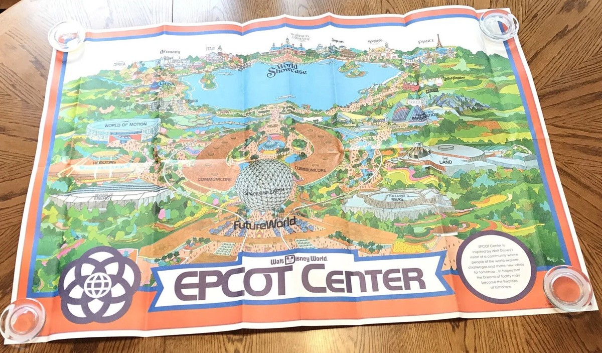 Walt Disney World Epcot Map - S L1200