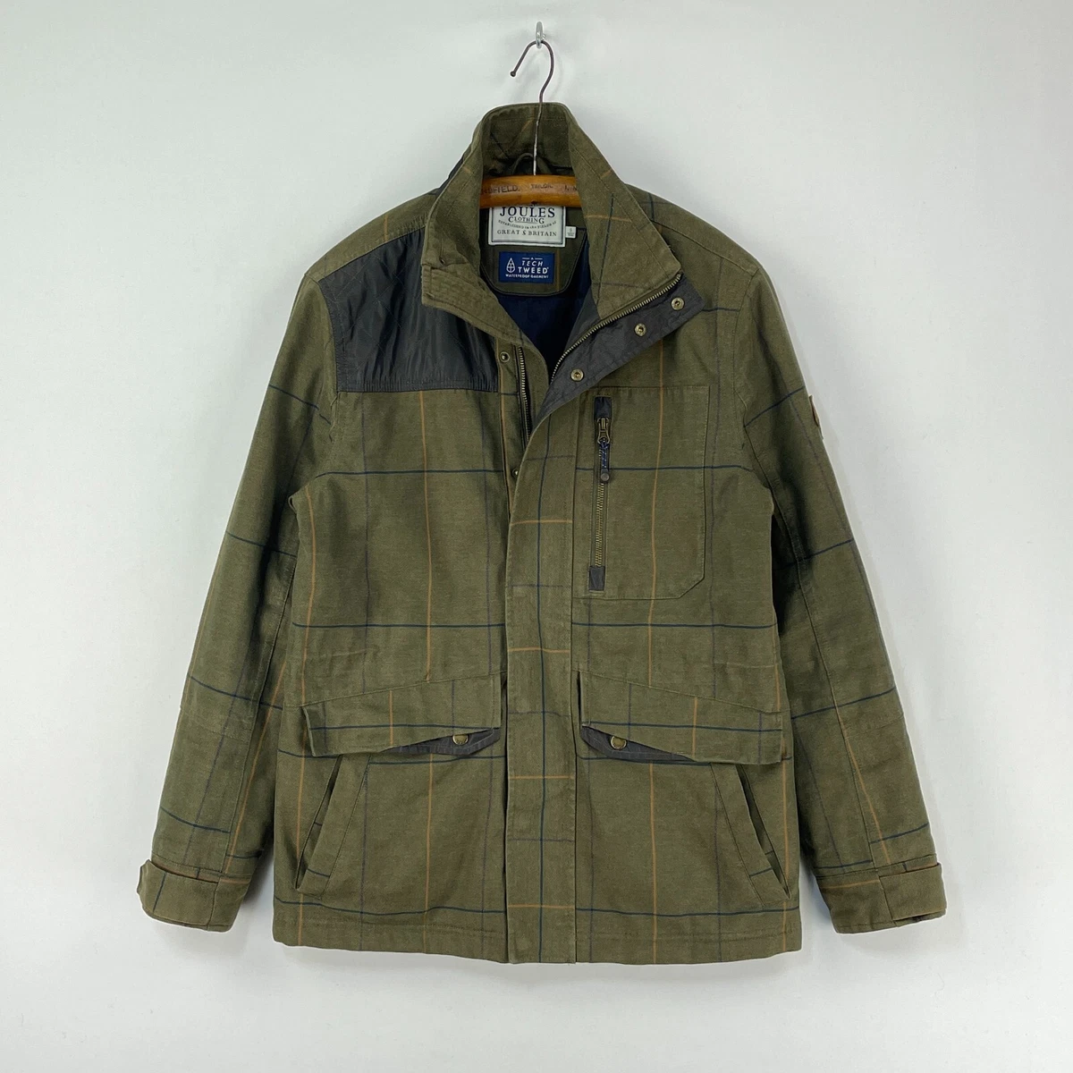 Joules store tweed overcoat