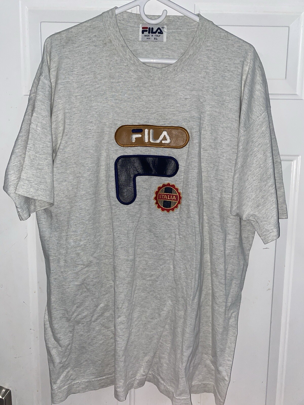 Toppa in pelle Fila Made In Italy