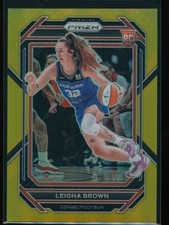 Leigha Brown 2023 Panini Prizm WNBA Gold #146 Rookie RC /10