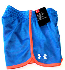 GIRLS UNDER ARMOUR SHORTS...SIZE 5...HEAT-GEAR/STAYS COOL  DRY...NEW WITH TAGS 