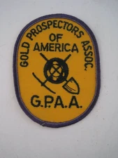Gold Prospectors Of America Association GPAA Patch