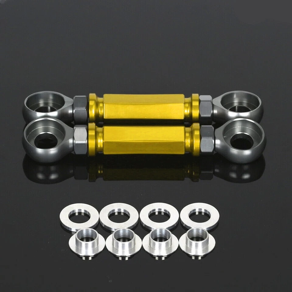 ЗОЛОТОЕ РЕГУЛИРУЕМОЕ ПОНИЖАЮЩЕЕ ЗВЕНО США ДЛЯ KAWASAKI NINJA ZX10R ZX6R 250 300 400 - Изображение 4 из 4