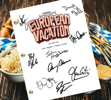 National Lampoon's European Vacation Autographed Script Screenplay Replica Chevy