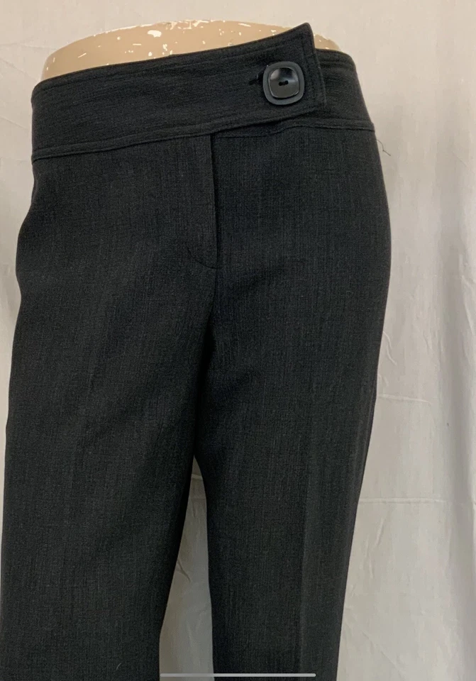 Pantalones de vestir Thalian talla 8 gris poli rayón elásticos hechos en Turquía YGI Y1-1015 Foto 3 de 4