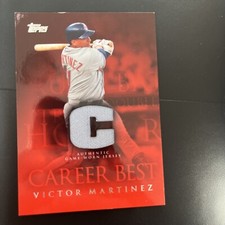 2009 Topps - Career Best Relics Series 2 #CBR-VM Victor Martinez Jersey