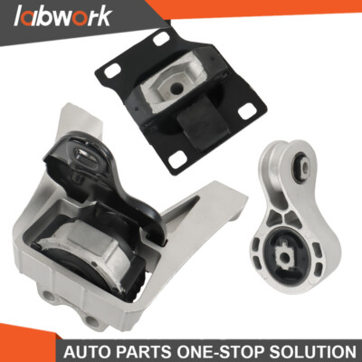 Labwork Engine Motor & Trans Mount Set 3pcs For 2008-2011 Ford Focus 2.0L AUTO