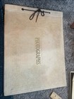 Vintage White Leather Embossed  photo album with photos 2 Albums — photo 9