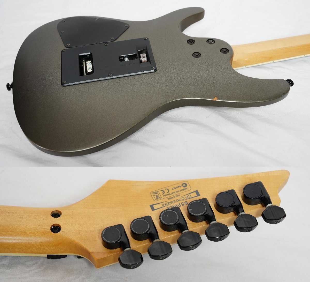 ギター Ibanez S520EX MGF llic Gray Flat Electric Guitar Ibanez S520EX MGF Metallic Gray Flat 2007