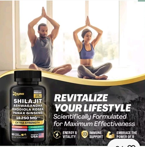 A Dynamic Bundle 1. Sea Moss Multivitamin & 2. Shilajit Power Combo - Picture 6 of 6