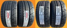 4X BRAND NEW Bridgestone RE070R RFT Nissan GTR Tires 2X 285/35ZR20 2X 255/40ZR20