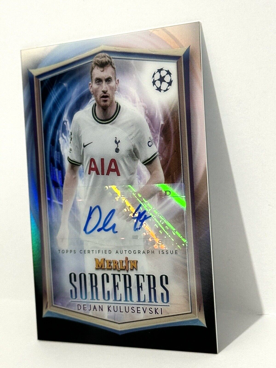 2022-23 Topps Chrome Merlin UCC Merlin Sorcerers Tottenham Dejan 