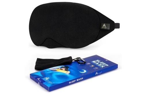 Mavogel Cotton Sleep Eye Mask Updated Design Light Blocking Soft and Comfortable - Picture 9 of 9