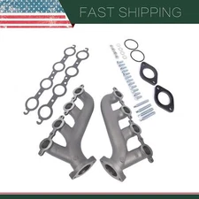 LS Swap Cast Iron Manifold set For Chevrolet Camaro LS1 LS2 LS3 4.8 5.3 6.0L