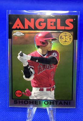 SHOHEI OHTANI 2021 Topps Chrome 35th Anniversary #86BC-9 Angels | eBay