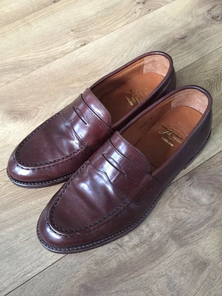J crew store ludlow loafers
