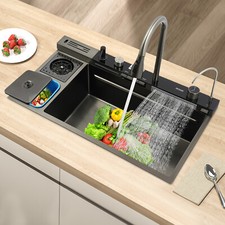 Multifunctional Kitchen Sink Commercial Single Bowl Sink Stainless Steel Sink