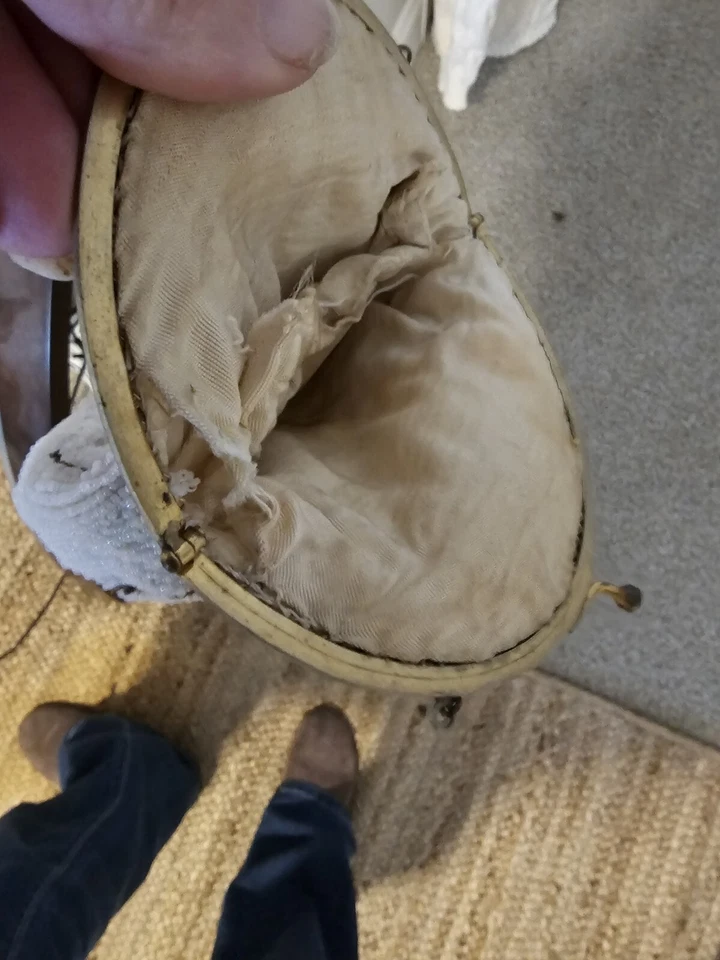 Cartera micro vintage con cuentas Foto 4 de 4