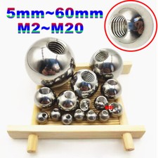 Kula ze stali nierdzewnej 5mm ~ 60mm Gwint M2 ~ M20 Pełna kula Kula końcowa Pokrywa końcowa