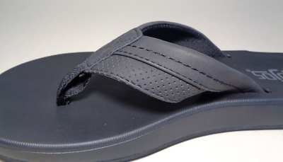 Flojos Size 8 M Black Flip Flop Sandals New Men display picture 3