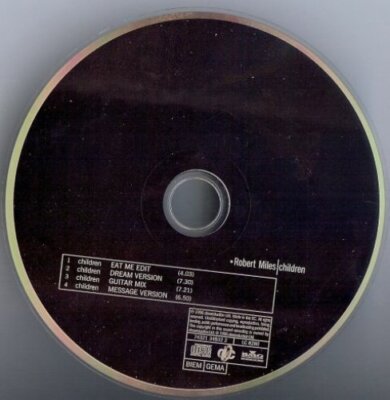 Robert Miles - Single-CD - Children (4 versions, 1996, UK)
