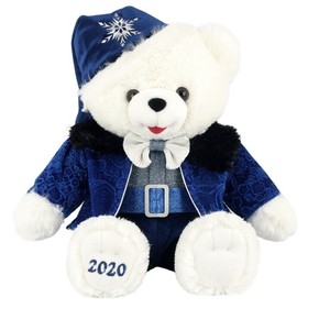 Holiday Time Snowflake Teddy Bear 2020-Blue Boy | eBay