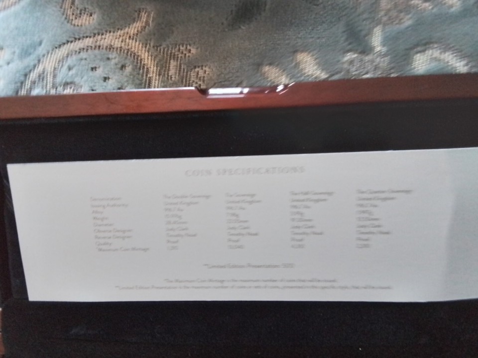 QUEEN ELIZABETH 11 UK Platinum Jubllee 4 coin sovereign set 2022 477/