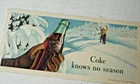 Vintage Coca Cola 1947 Lithograph  Ad  COKE KNOWS NO SEASON"