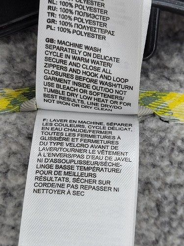 The North Face Jacket Womens XS Gray Zip Up Pockets Outerwear Mock Neck - Picture 6 of 9
