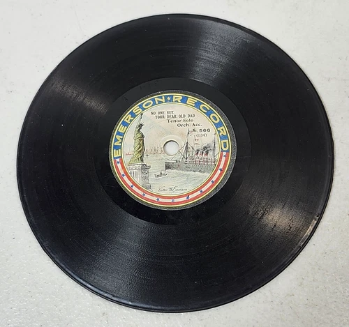 No One But Your Dear Old Dad Tenor Solo 6" 78 rpm emerson 540 - VERY RARE