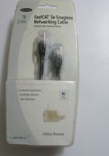 Belkin RJ45 Male/Male FastCat 5e Snagless Networking Cable 7'/Black