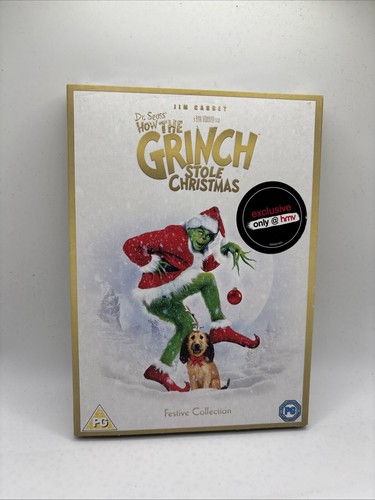How the Grinch Stole Christmas (2000) Festive Collection DVD, Jim Carrey