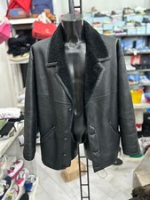 Applausi Montone Shearling Usato Uomo man Tg52 Nero LLV594