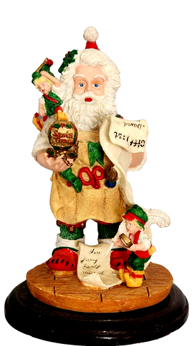"Estatuilla vintage de Navidad de Papá Noel mágica Toyshop Cheryl Anne 1995 7,5""" - Imagen 2 de 2
