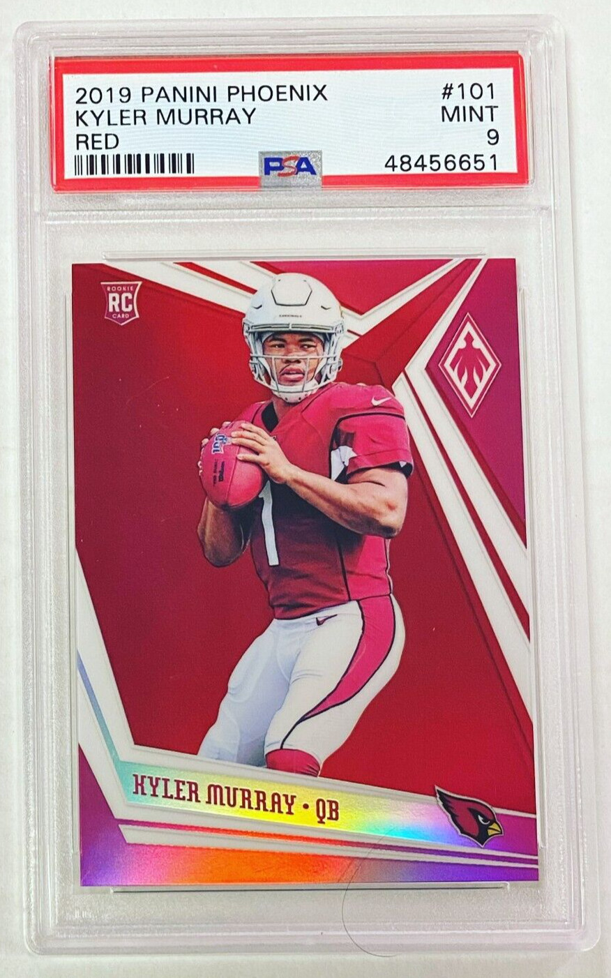 2019 Panini Phoenix Kyler Murray Red /299 PSA 9 Rookie Card #101 RC Cardinals