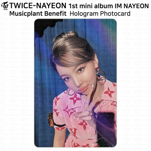 Nayeon 1er Mini Álbum I'm Nayeon MusicPlant Soundwave Withmuu Benefit Photocard - Imagen 4 de 30