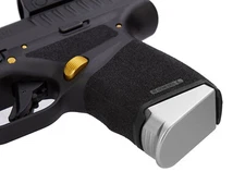 NDZ Springfield Hellcat OSP RDP Magazine Extension Plate 10 RD Aluminum Silver