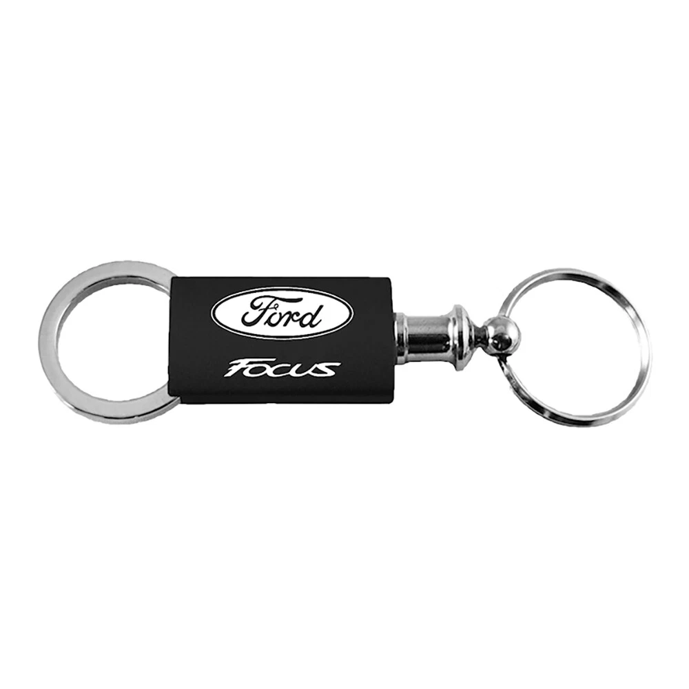 Ford Focus Keychain Keyring Black Valet Aluminum Key Fob Key