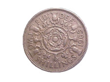 1965 GREAT BRITAIN ELIZABETH II 2 SHILLINGS KM# 906 - NICE CIRC! -c1448xux