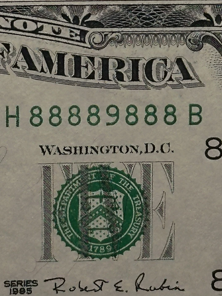 1995-5 DOLLARS NEAR SOLID Very Nice Piece For Your Collection  - Image 3 of 3