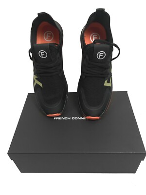 NEW $185 French Connection FCUK Duke Sneakers!  Black  Fabric Upper  FC7149L fc7149l_duke_black_03_4fd4192d  main image 4