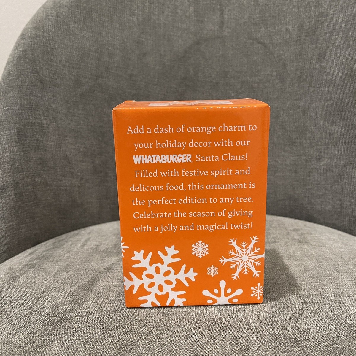 WHATABURGER Burger Texas Santa Claus Christmas Ornament