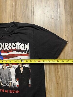 ONE DIRECTION T-Shirt XS Where We Are Tour 2014 Concert