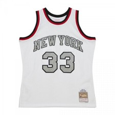 Mitchell Ness Men's T-Shirt NBA Cracked Cement Swingman Jersey Knicks 199
