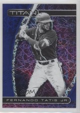 2021 Panini Chronicles Titan Blue Velocity Prizm Fernando Tatis Jr #12 0q84