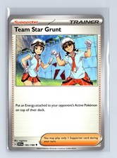 Team Star Grunt 2023 195/198 Uncommon Pokemon Scarlet & Violet SVI