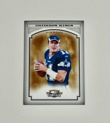 Drew Bledsoe 2006 Donruss Threads Gridiron Kings Silver #/250