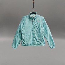 The North Face Jacket Light Blue Insulated Zip Womens L Casual Coat 3387
