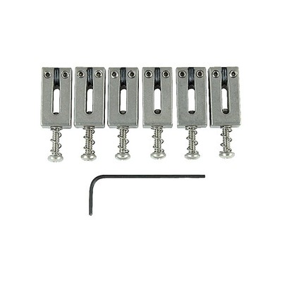 Graph Tech String Saver Classics Strat & Tele 2-1/16'' Spacing Brushed Steel